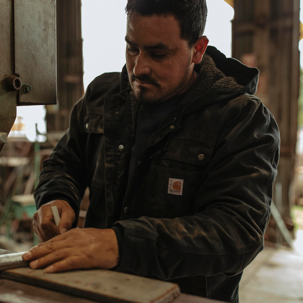Washed Winterjacke Canvas