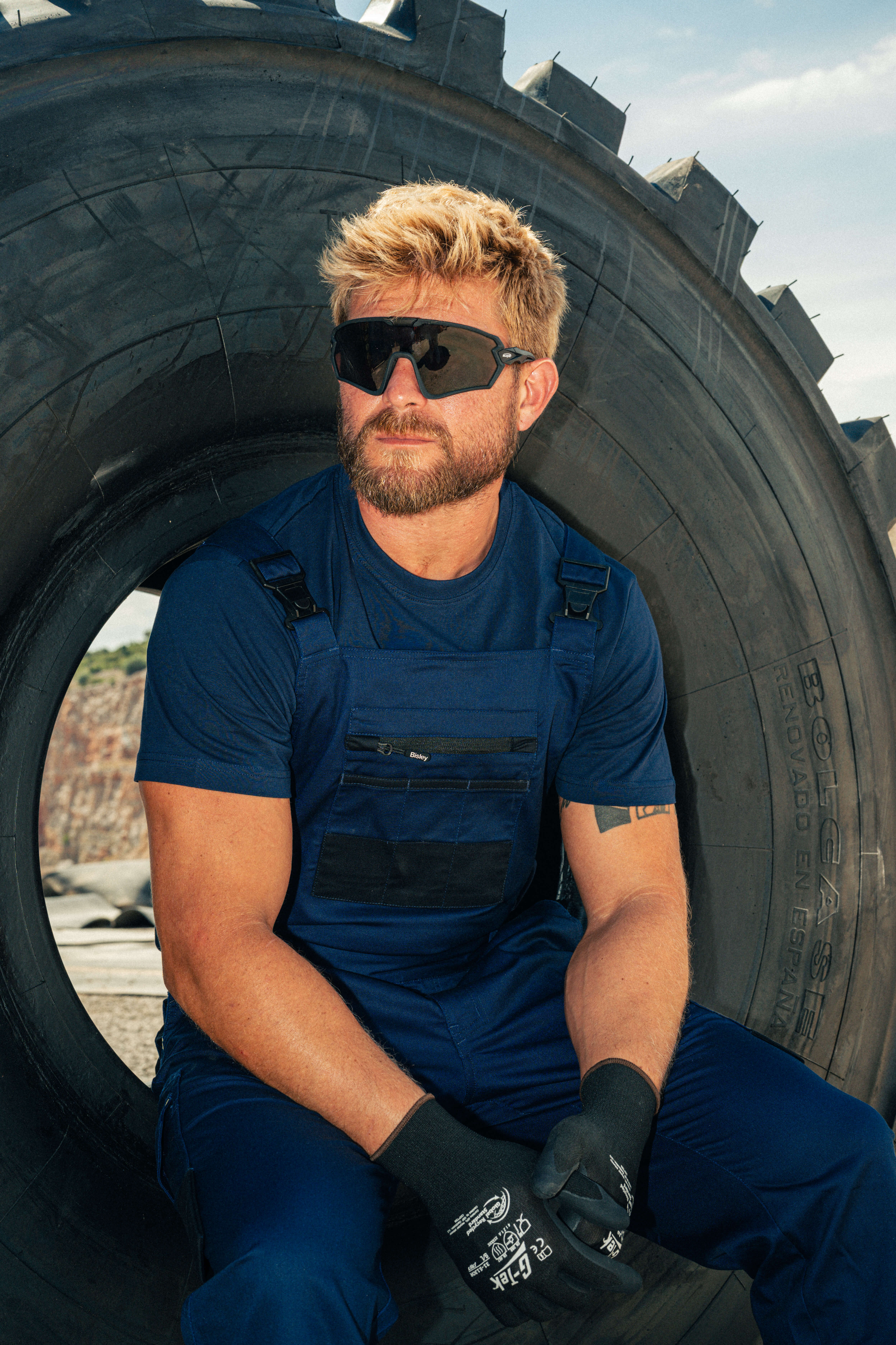 Skyler Sicherheitsbrille getönt Grau