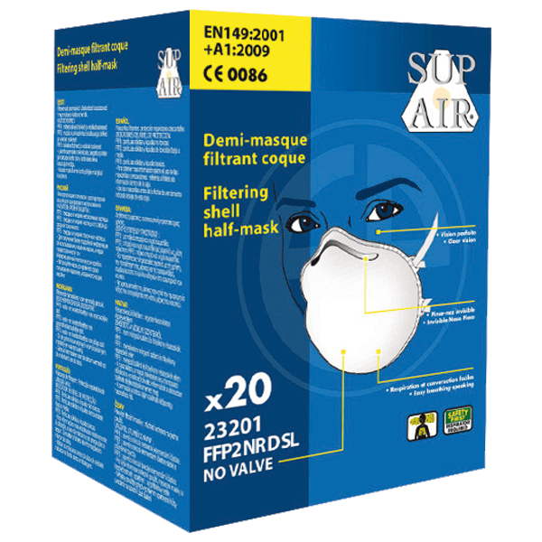 Atemschutz Einweg Halbmasken FFP2