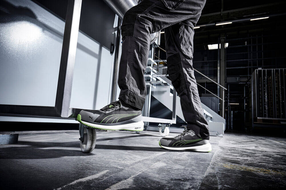 Puma Slide Grey/Green Low S1PS ESD