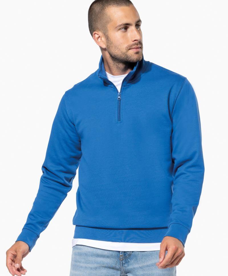 Sweater mit 1/4 Zip